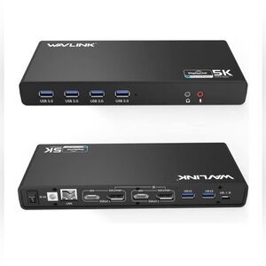 WAVLINK USB-C Dual Display Ultra 5K Universal Docking Station